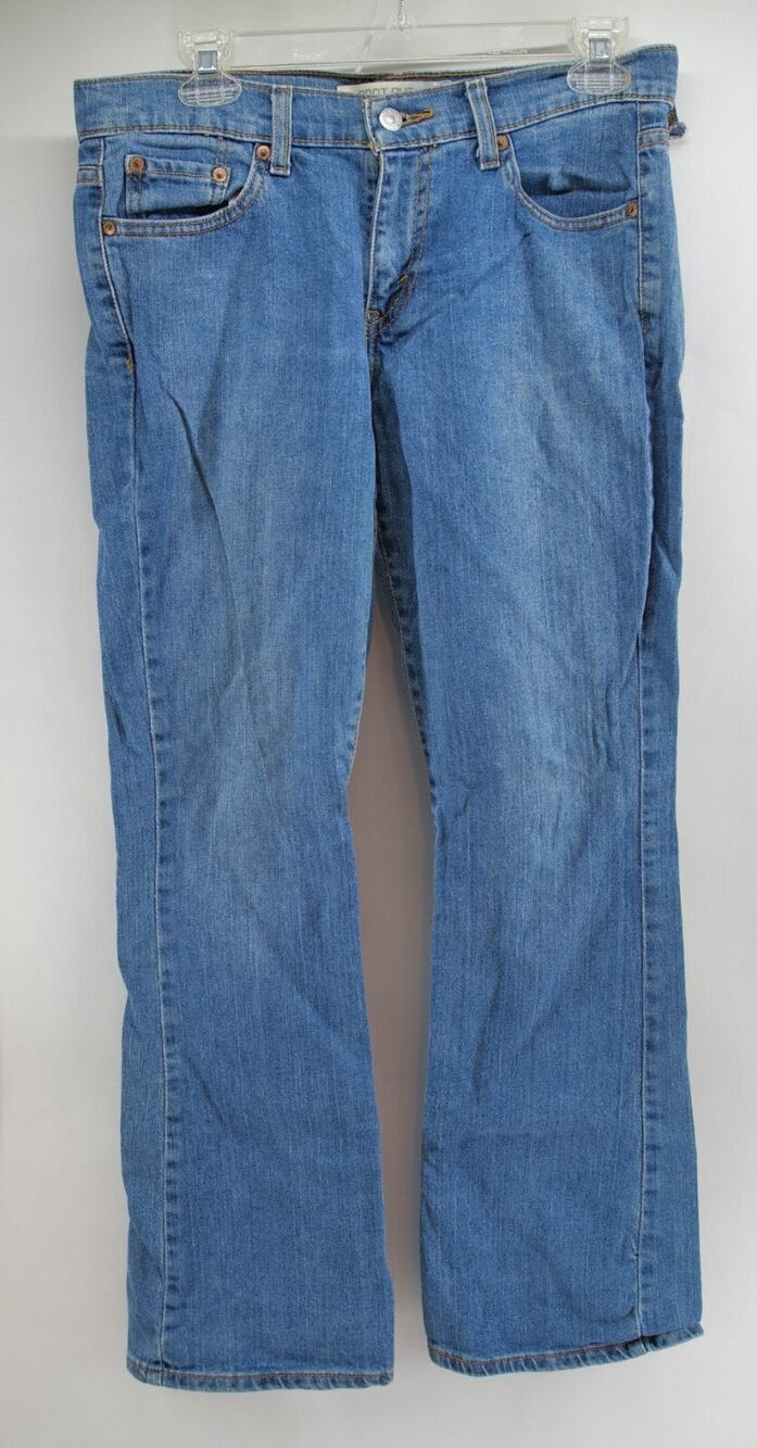 Levi's 515 Bootcut Womens 6 S Jeans Mid Rise Denim Blue Stretch Levi Strauss